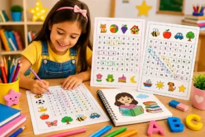 Atividades de alfabetização 2 ano com caça-palavras