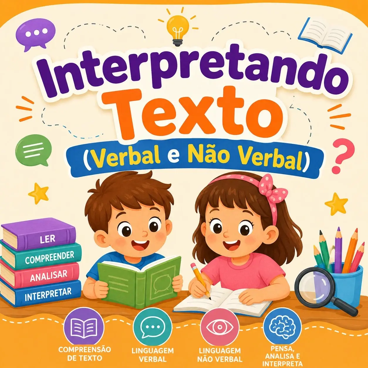 Interpretando Texto Verbal e Não Verbal