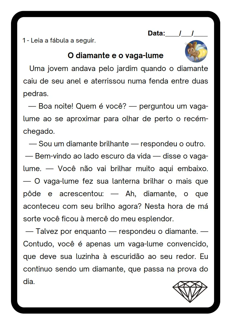 Atividade de Alfabetização 3º Ano 8