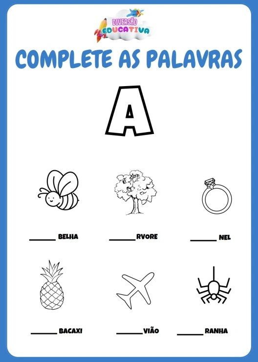 Complete as Palavras
