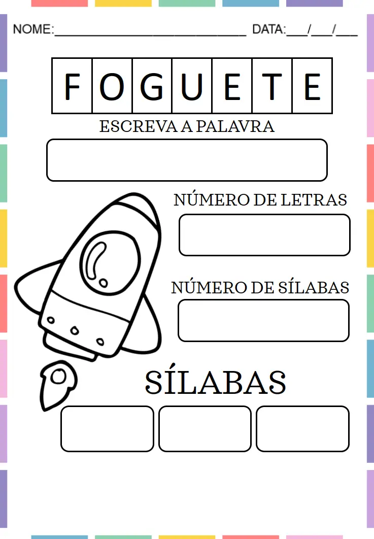 Contando Letras e Sílabas