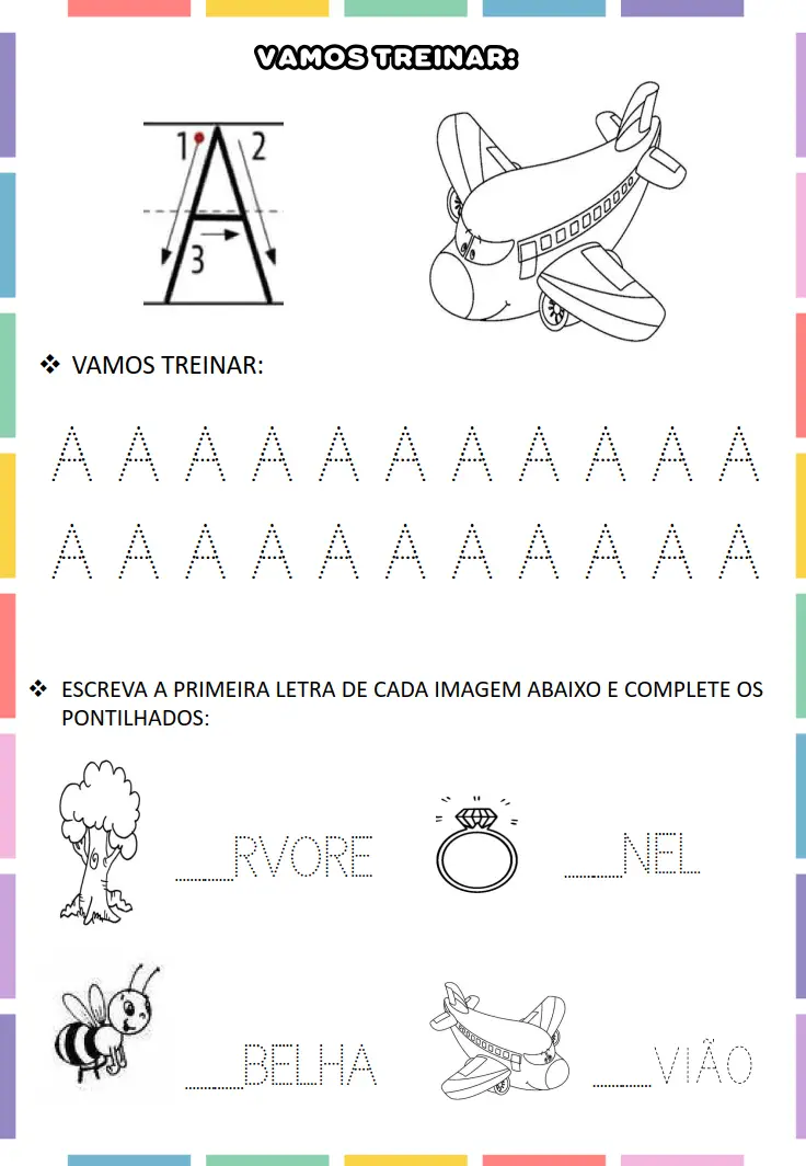 Atividade de Alfabetização