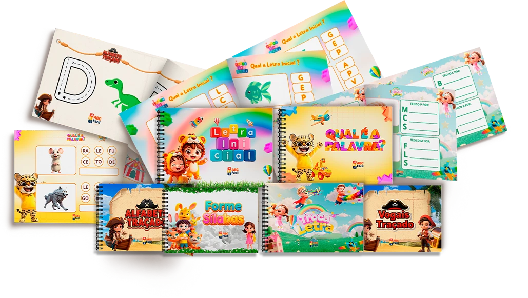 Caderno ABC Fácil – Mockup