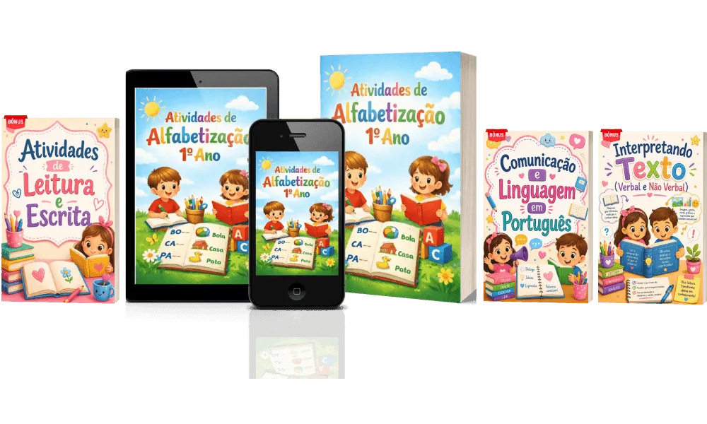 Atividades de Alfabetização 1º Ano BNCC + 3 Bônus Exclusivos